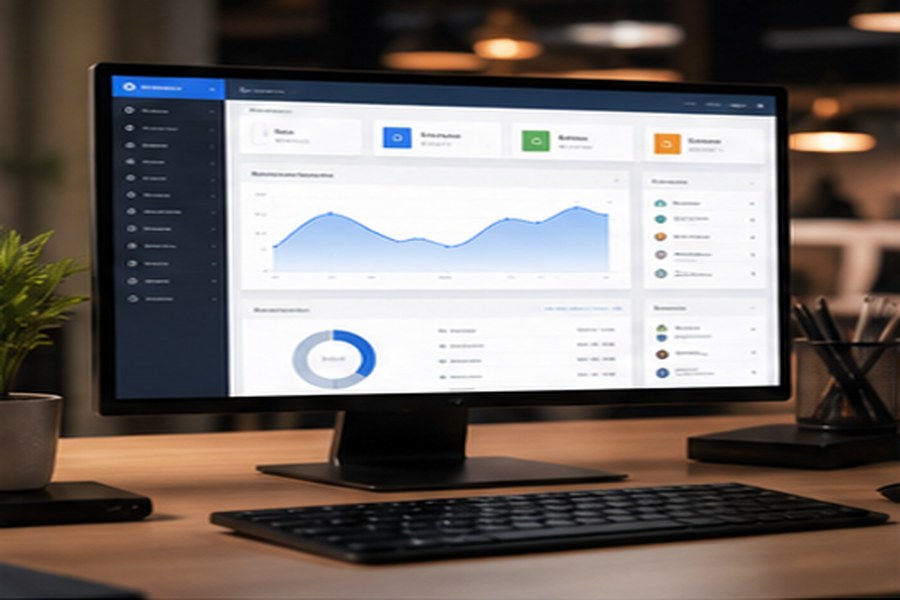 Custom WordPress dashboard for business tools.